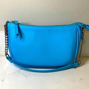 Vegan Leather Purse Bag Turquoise / Blue